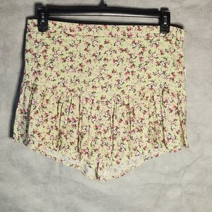 Ultra Flirt Juniors' Ruffled Hem Mini Skort